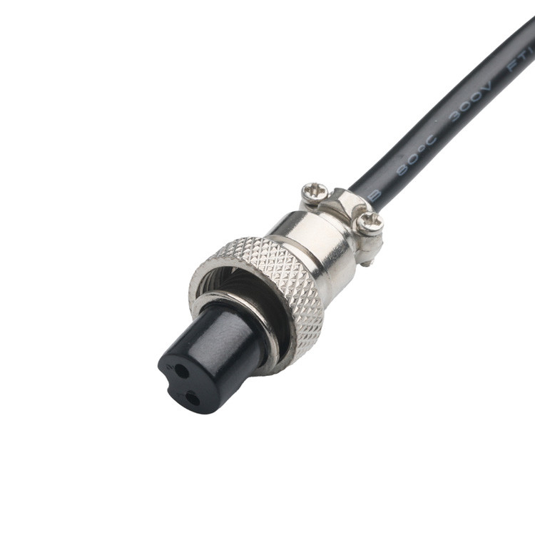 Connecteurs d'assemblage de câbles personnalisés OEM/ODM pour le connecteur CLEAR PVC 30P D-SUB FEMME à GX12 M12-2P