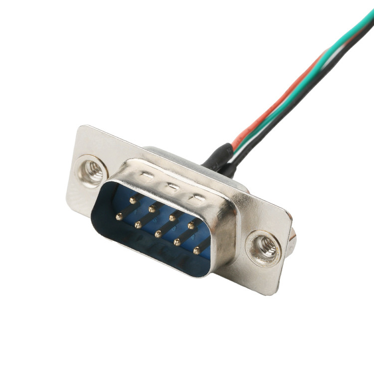 DB 9P Assemblage de câbles LVDS D-SUB-9P Soldeur mâle à MX1.25mm Connecteur de fil 4Pin OEM/ODM