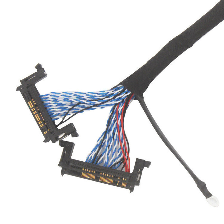 Pour un moniteur LCD médical, l'assemblage de fil LVDS ACES 50204-040 MCC est conforme à la norme ISO13485.