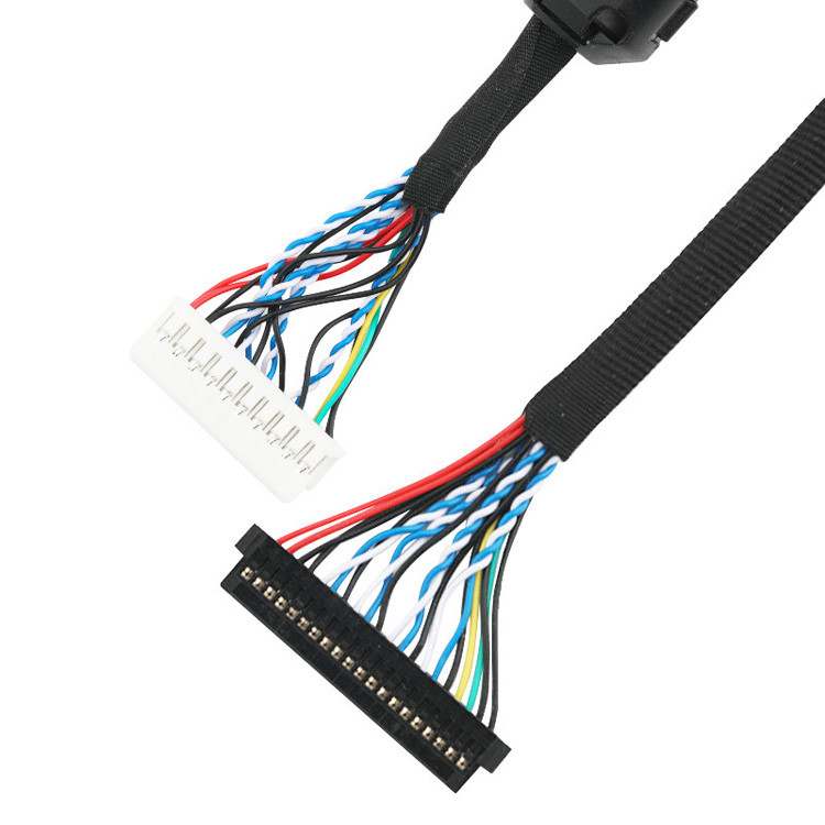 Un ensemble de câbles LVDS EDP du JST PHDR-20V au JAE FI-S20S