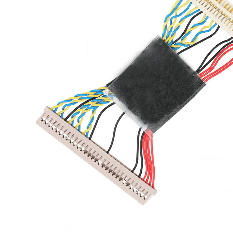 L'assemblage du câble EDP LVDS à 30 broches du  DF14-30S-1.25C au JAE FI-X30 est configuré
