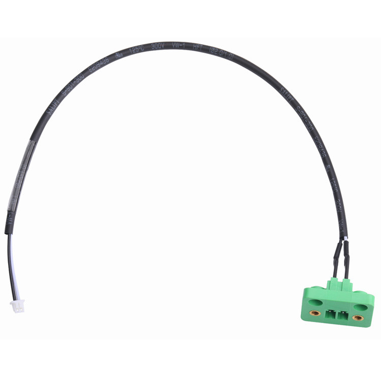 Un câble LVDS personnalisé avec certification UL, avec une hauteur de 1,25 mm et 2 broches, conçu pour les applications LCD LVDS