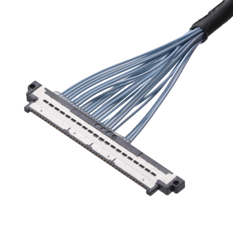 Câbles de coaxial micro coaxiaux fins supplémentaires de connecteur d'IDC KEL SSL20-40SB à SSL20-40SB