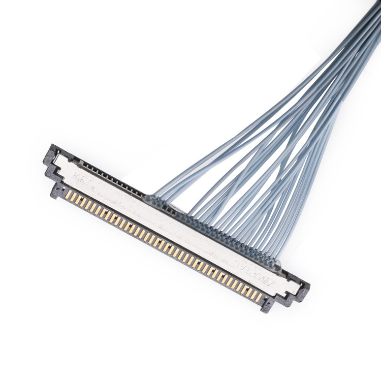 Câbles de coaxial micro coaxiaux fins supplémentaires de connecteur d'IDC KEL SSL20-40SB à SSL20-40SB