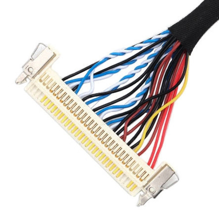 24 broches MOLEX 504186-2400 30 broches JAE FI-X30HL Assemblage du câble LCD LVDS Longueur personnaliser