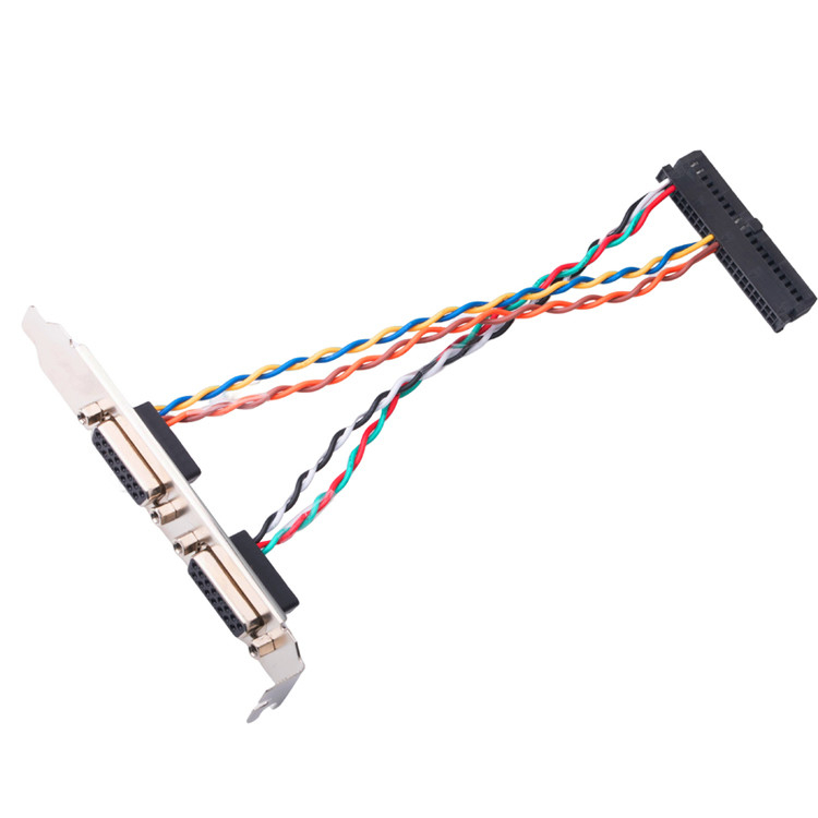 2 borne 205205-2 de la femelle 15 de connecteur du câble Db15 de Lvds de paires électrique à Pin 40