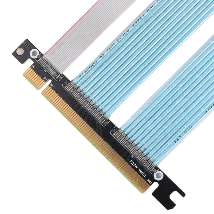 PCB Cable coaxial extrêmement fin PCIE Graphique ordinateur carte graphique câble d'adaptateur d'extension