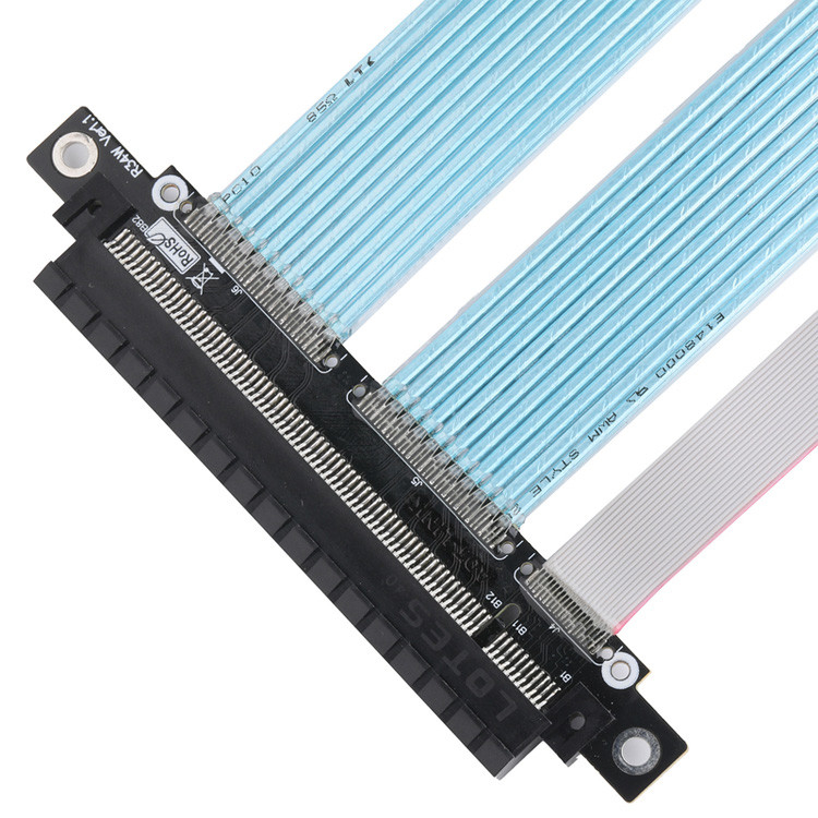 PCB Cable coaxial extrêmement fin PCIE Graphique ordinateur carte graphique câble d'adaptateur d'extension