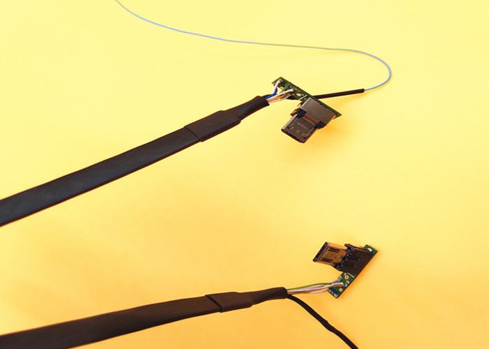 Type droit câbles équipés plats de caméra, câbles faits sur commande d'USB de connecteur de