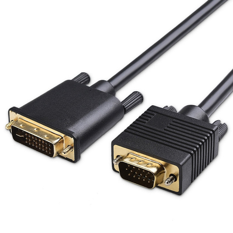 ROHS DVI-I 24 + 5 broche à câble VGA LVDS connecteur d'assemblage LCD