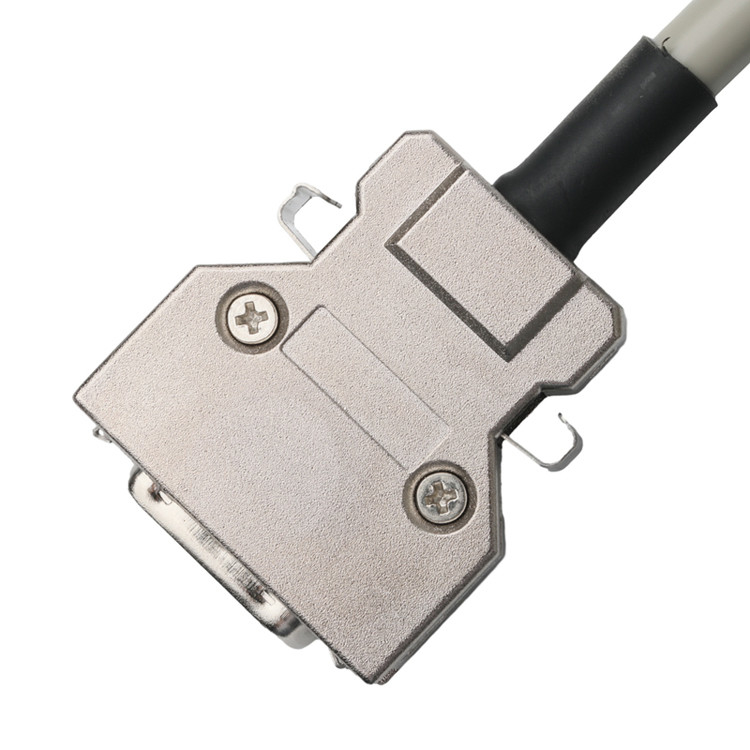 Hd D-Sub à Mdr connecteur de prise câble 14p*28 Awg Od 7.0mm Jack PVC beige