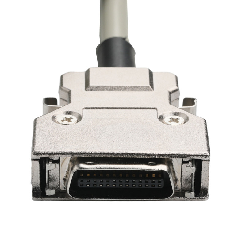 Hd D-Sub à Mdr connecteur de prise câble 14p*28 Awg Od 7.0mm Jack PVC beige