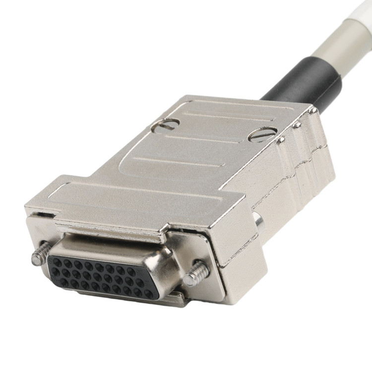 Hd D-Sub à Mdr connecteur de prise câble 14p*28 Awg Od 7.0mm Jack PVC beige