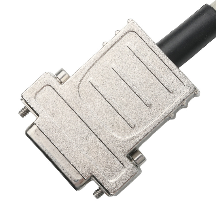 Hd D-Sub à Mdr connecteur de prise câble 14p*28 Awg Od 7.0mm Jack PVC beige