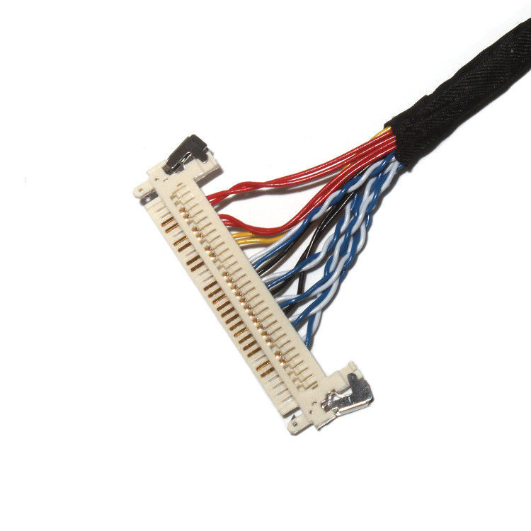 Personnaliser la longueur de l'assemblage de câble Lvds de hauteur de 2,0 mm 30 broches IPEX DF11-24DS-2C à FI-X3OHL OEM / ODM