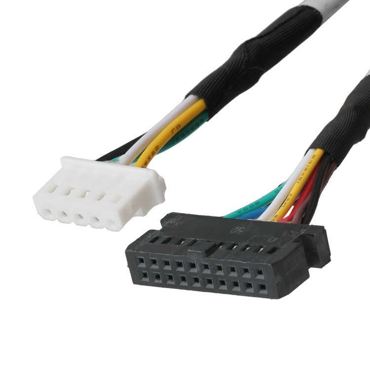 Cable LVDS OEM/ODM du LHE PHSD 30P Pitch 2.0mm au A2545 20P Pitch 2.54mm, fil UL1007 24AWG, couleur selon le pin-out
