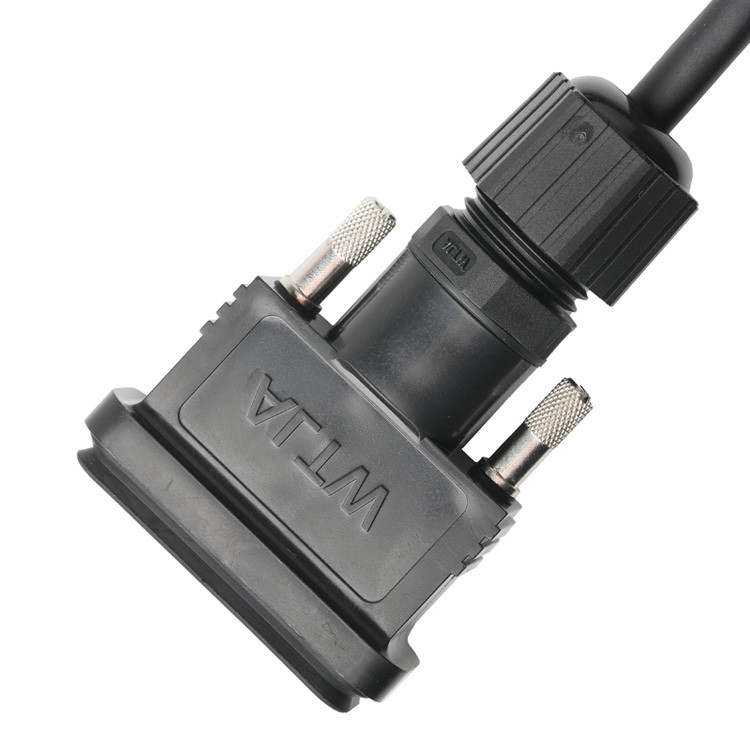 OEM/ODM Assemblage de câble LVDS sur mesure de longueur ROHS de HDB-26BMMA-SL7001 mâle à HDB-26BFFA-SL7001 femelle