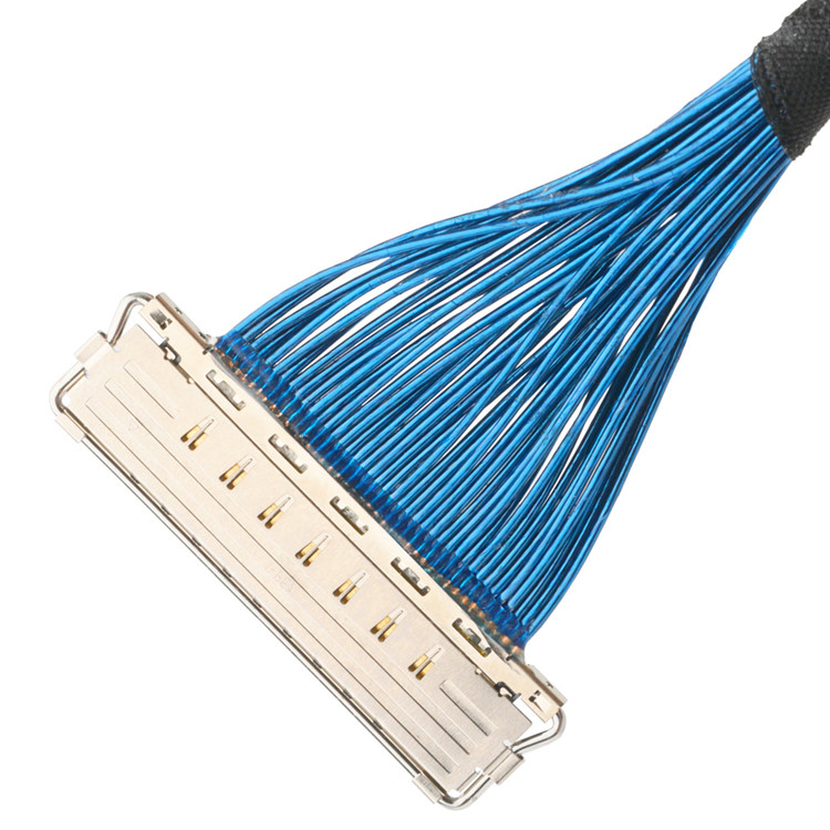 40P câble EDP 20679-040T-01 0,4 mm type d'accouplement horizontal de l'envergure personnaliser OEM / ODM ROHS