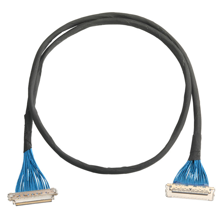 40P câble EDP 20679-040T-01 0,4 mm type d'accouplement horizontal de l'envergure personnaliser OEM / ODM ROHS