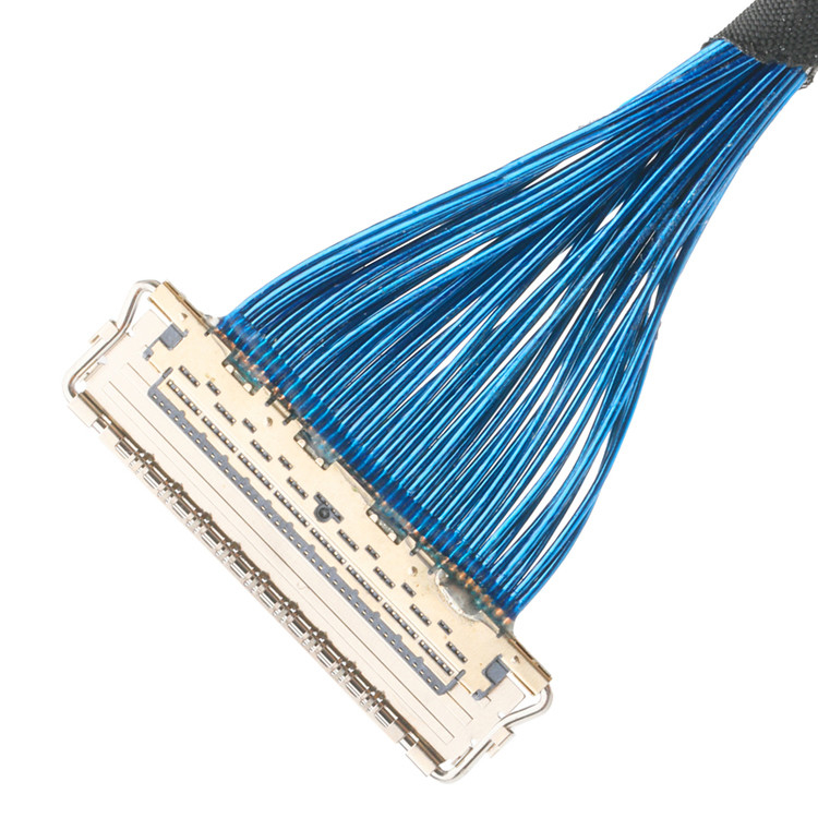 40P câble EDP 20679-040T-01 0,4 mm type d'accouplement horizontal de l'envergure personnaliser OEM / ODM ROHS
