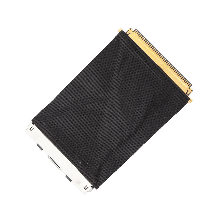 40 broches JAE HD1P040-CSH2 Micro câble coaxial, DF80D-40P-0.5SD câble EDP LVDS