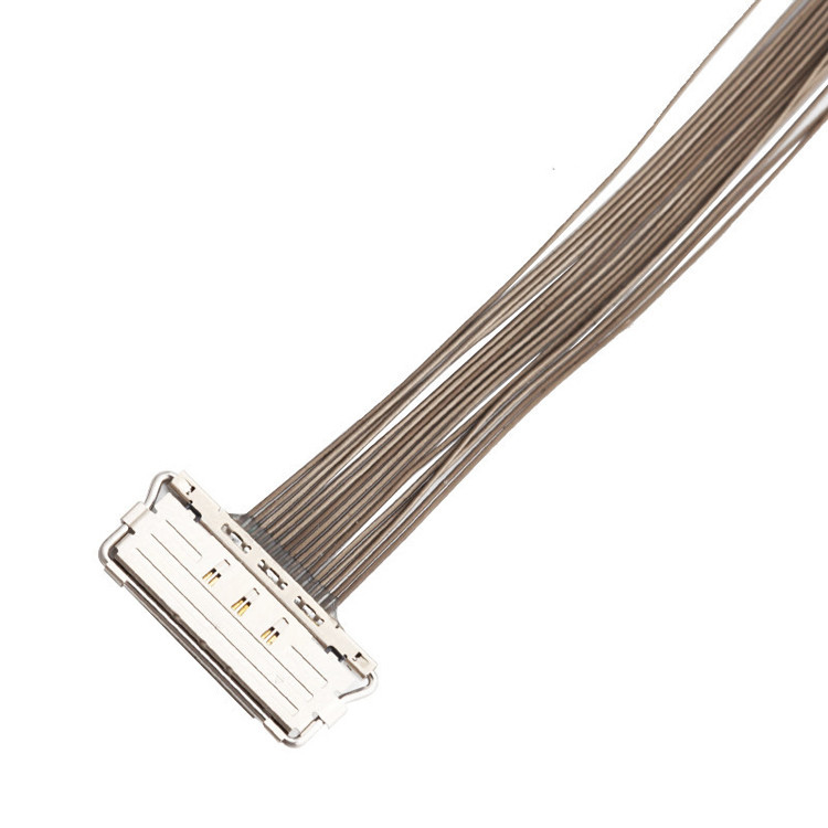 0.4mm Pitch LVDS EDP Cable 20679-20p Micro connecteur d'affichage lvds coaxial