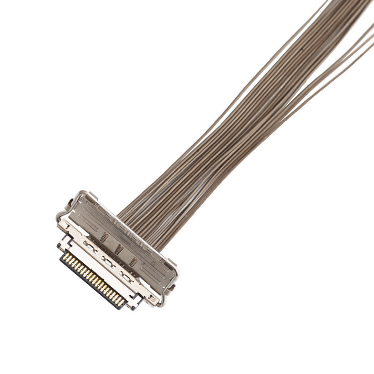 0.4mm Pitch LVDS EDP Cable 20679-20p Micro connecteur d'affichage lvds coaxial