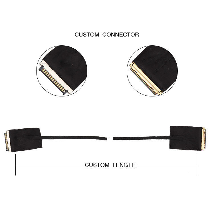 30 épingles de 0,5 mm de hauteur du câble LVDS EDP 20453-230t-03 à Kel Usl20-30s