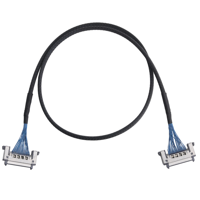 JAE FI-RE31CL au harnais de fil de molex de lancement adapté aux besoins du client par câble du câble équipé d'affichage à cristaux liquides Lvds de fi RE31CL 0.3mm