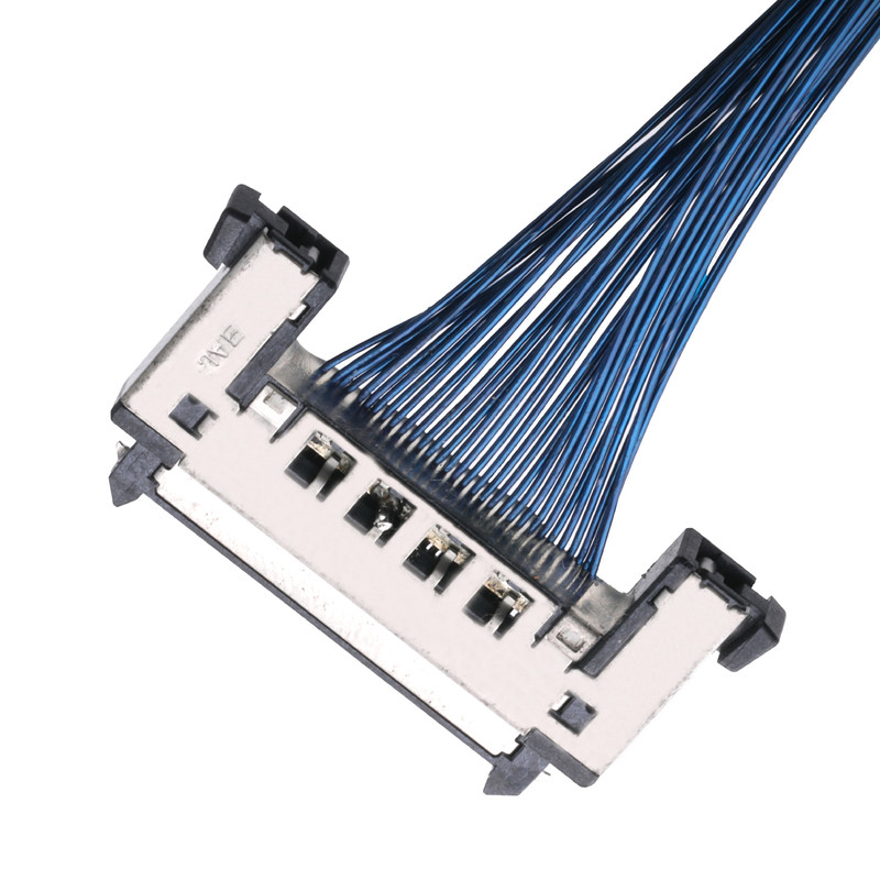 JAE FI-RE31CL au harnais de fil de molex de lancement adapté aux besoins du client par câble du câble équipé d'affichage à cristaux liquides Lvds de fi RE31CL 0.3mm
