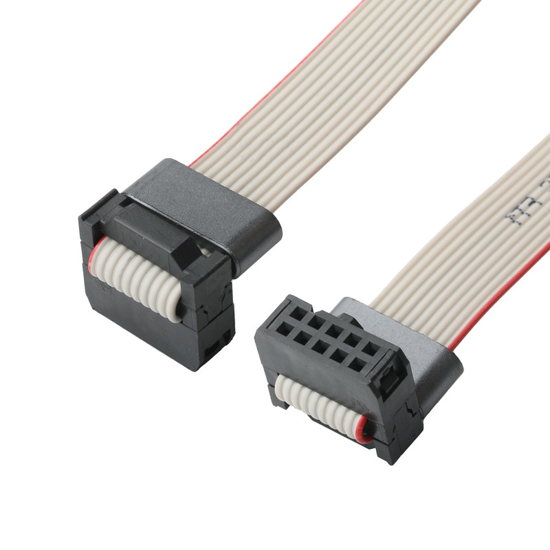 IDC FC-10Pin 2,54 mm de hauteur UL2651 28AWG*10P Idc câble à ruban plat 1,27 mm de hauteur 10 broches Pour OEM/ODM électronique