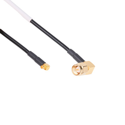 Prise masculine du RA MMCX à l'ENSEMBLE de CÂBLE COAXIAL DE LIAISON de la prise masculine rf du Ra SMA avec HeatShrink