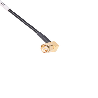 Prise masculine du RA MMCX à l'ENSEMBLE de CÂBLE COAXIAL DE LIAISON de la prise masculine rf du Ra SMA avec HeatShrink