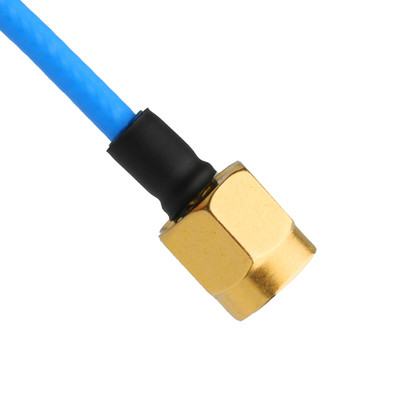 ROHS bas PIM Flex TFT-5G-402 RF câble coaxial double blindage avec une veste FEP bleue