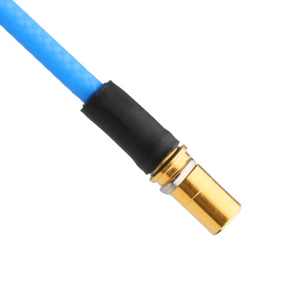 ROHS bas PIM Flex TFT-5G-402 RF câble coaxial double blindage avec une veste FEP bleue