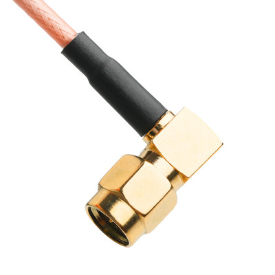 Connecteurs coaxiaux RF ROHS RG316 câble RA SMA prise à angle droit prise à câble