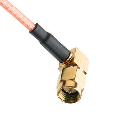 Connecteurs coaxiaux RF ROHS RG316 câble RA SMA prise à angle droit prise à câble