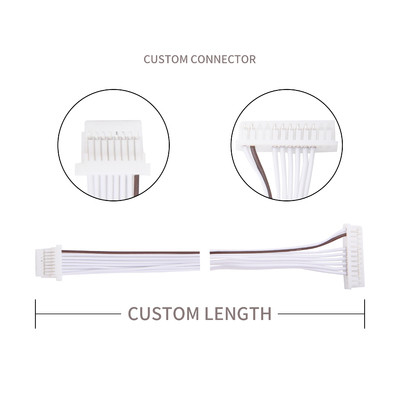 Câble de JST Lvds Conector SHR-08V-S-B ou SSH-003T-P0.2-H au PVC de Molex 51021-1000