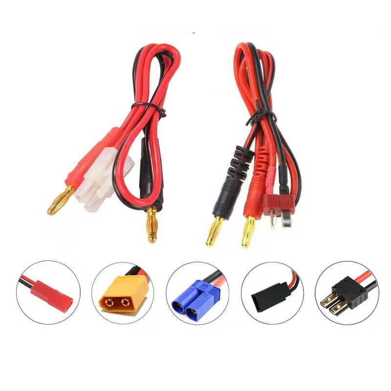 Cable d'adaptateur de chargeur d'équilibre avec tête de banane de 4,0 mm à Xt90 Xt60 Xt30 mâle femelle prise en charge certifiée ISO9001