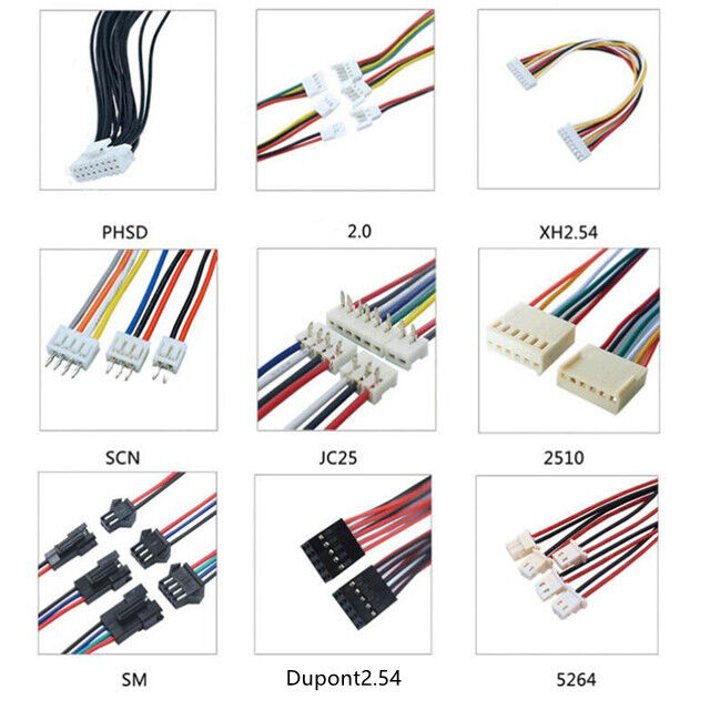 Faisceau de câbles personnalisé avec connecteur JST et assemblage de câbles de longueur personnalisable certifié ISO9001