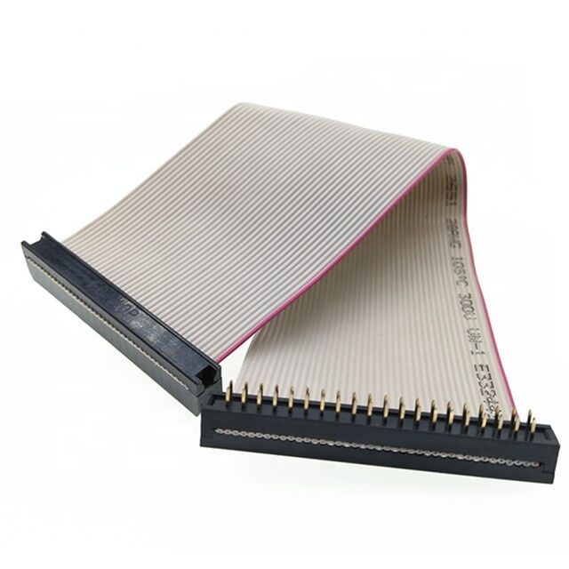 2.54mm Pitch 40Pin Femme à homme 28AWG câble à ruban plat Assemblage de câble IDC