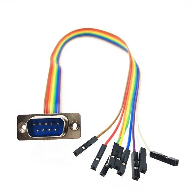 Cable à ruban plat certifié RoHS pour connecteur DB9 Dupont