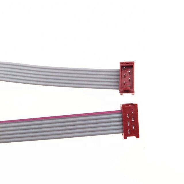 Micro Match 215083-6 1,27 mm d'envergure 6 pin IDC mâle FFC câble à ruban plat flexible avec connecteur plaqué or