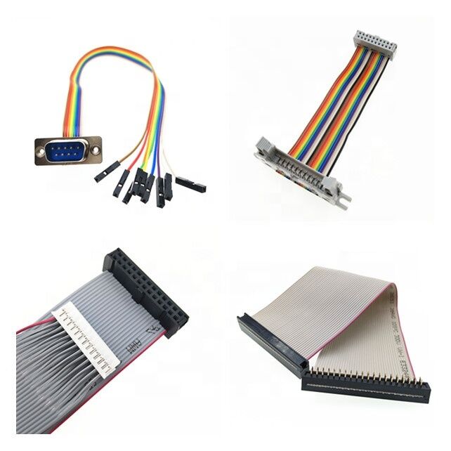 Micro Match 215083-6 1,27 mm d'envergure 6 pin IDC mâle FFC câble à ruban plat flexible avec connecteur plaqué or