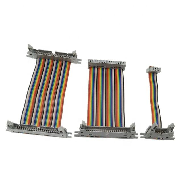 1.27mm Pitch 30AWG Connecteur IDC plaqué or Flexible câble à ruban plat pour électronique