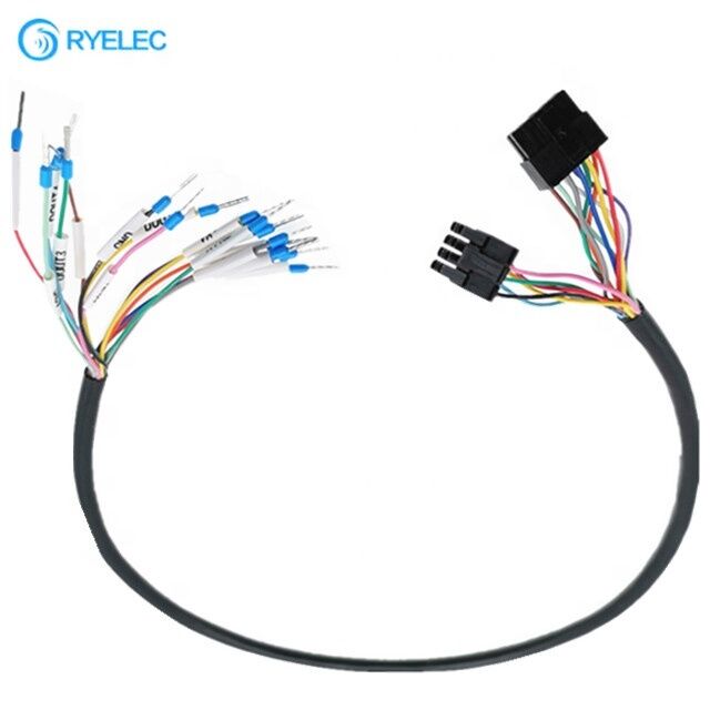 Custom 8Pin 12P Molex 3.0 Pitch Wire Harness with 300V 2464 24AWG PVC Cable and Customized Length