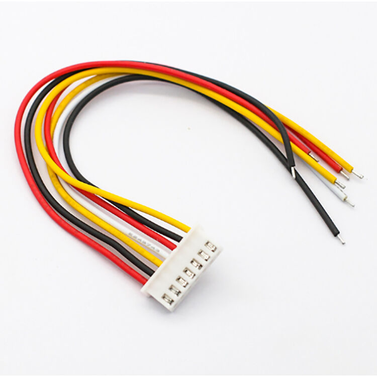 JST Wiring 2 Pin 2P 4P 6P 8P 12P Right Angle Pin Connector Harness Assembly XH SH Flat Ribbon Jumper Harness