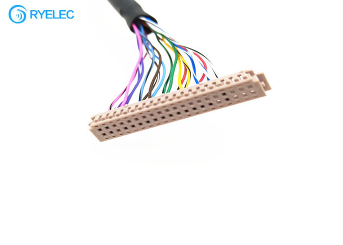 Câble équipé du connecteur LVDS de Pin DF13 de  40 à JAE  fi - connecteur de S20S 1.25mm