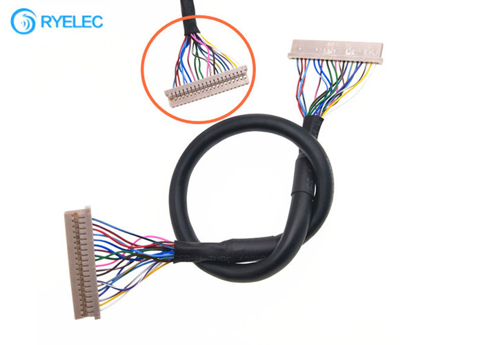 Df14 au câble 20p de Lvds d'ordinateur portable de Df14 Coaxia 20 à Pin  pour les avions télécommandés