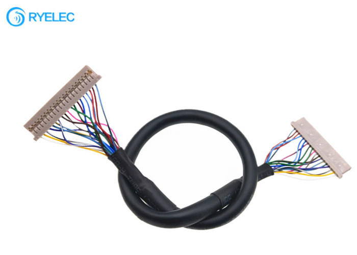 Df14 au câble 20p de Lvds d'ordinateur portable de Df14 Coaxia 20 à Pin  pour les avions télécommandés